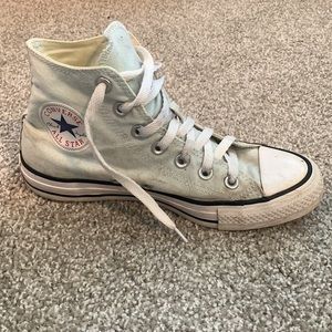 Light Blue Size 7 Women’s High Top Converse